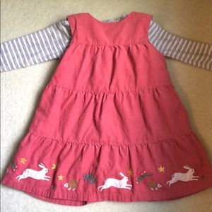 Baby Boden 2/3Y Corduroy Dress